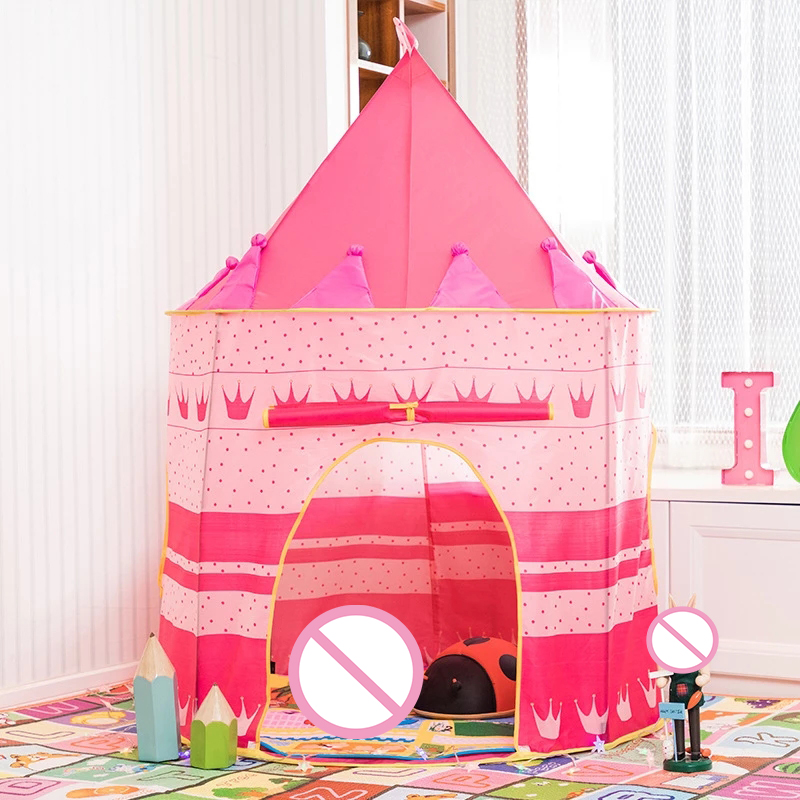 Cheap Goat Tents Toddler Children Kids Tent Play Game Interesting Teepee Play House Safety Room Tente Enfant Tent Play Hide and Seek Child Tent Tents 